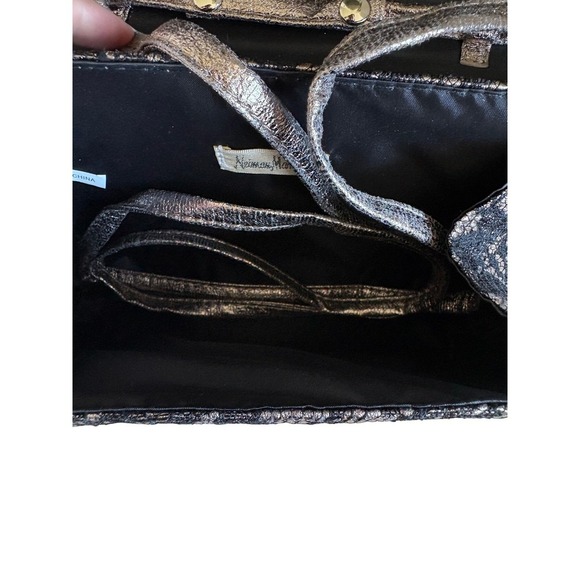 Neiman Marcus Lace Overlay Evening Clutch Bag Prom‎ Party Special Occasion - Picture 6 of 7